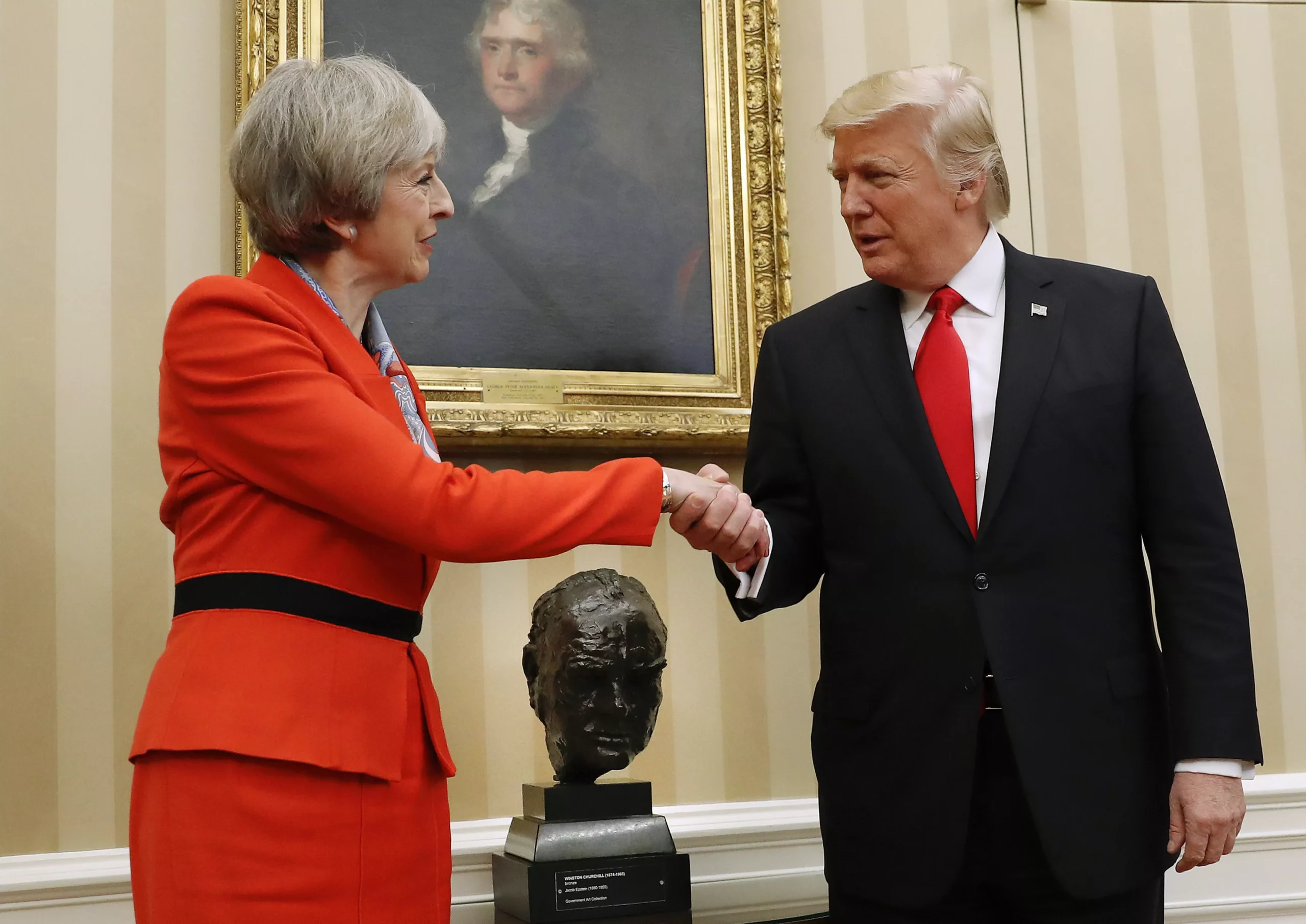 Donald Trump, Theresa May