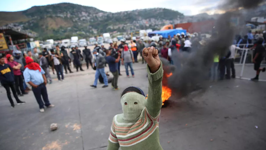 Protesta Honduras
