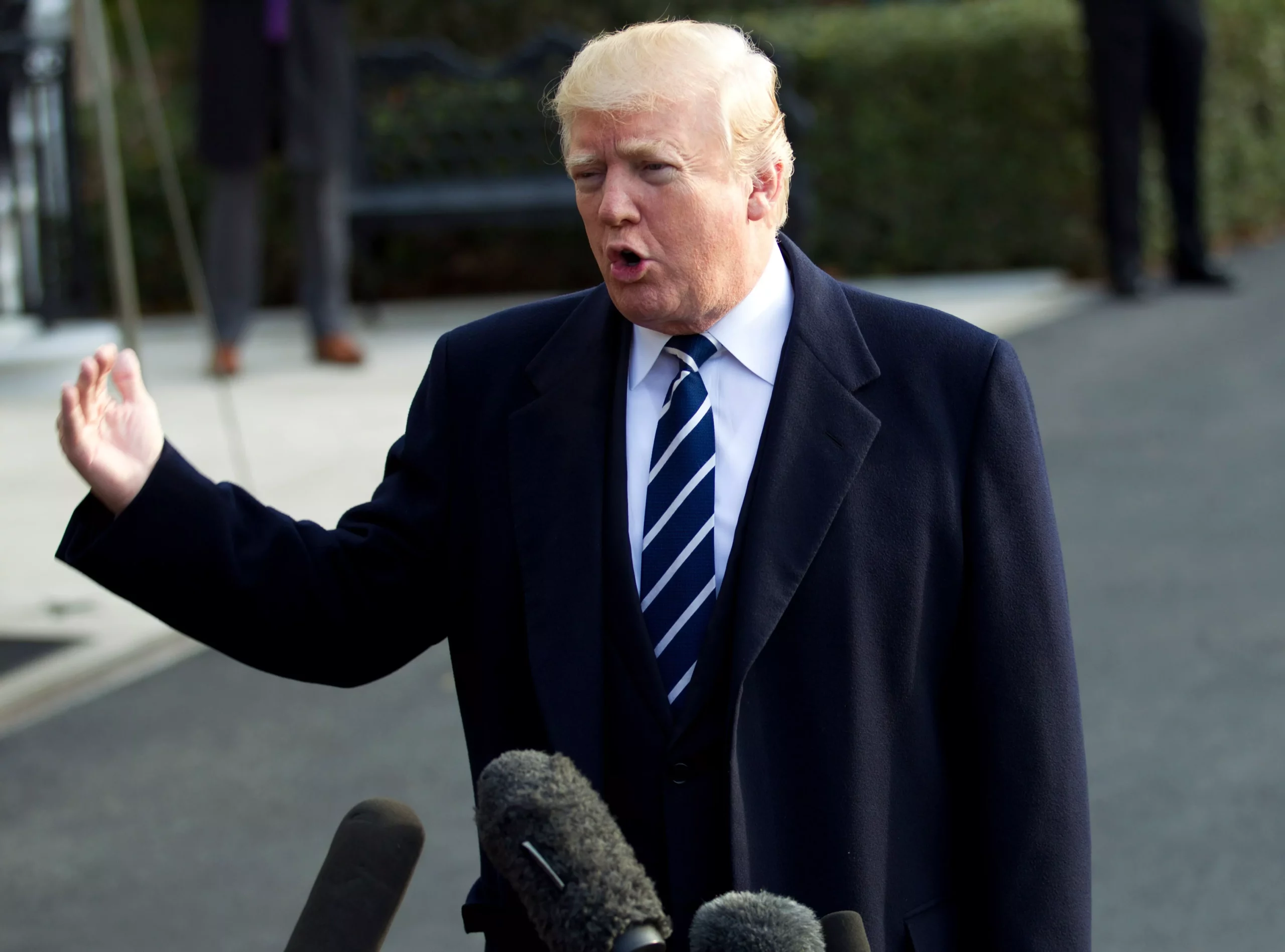 Trump Departs