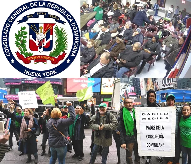 marcha-verde-protesta-frente-consulado-ny_-penetra-a-sede-irrumpe-labores