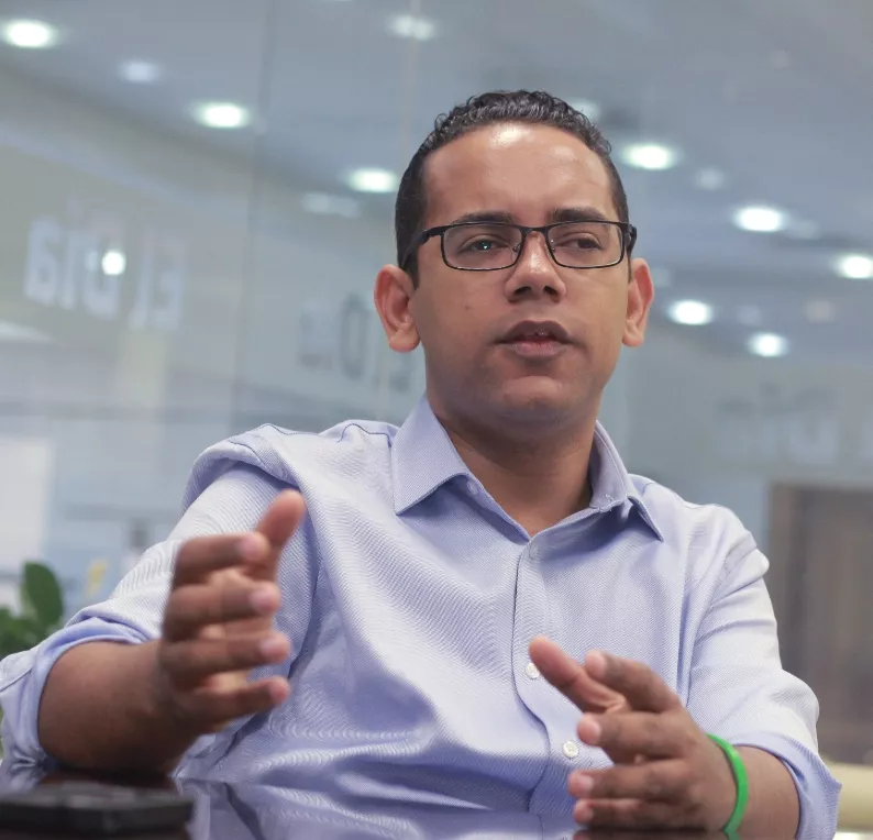 Entrevista a Jhonatan Liriano  Foto: Elieser Tapia.