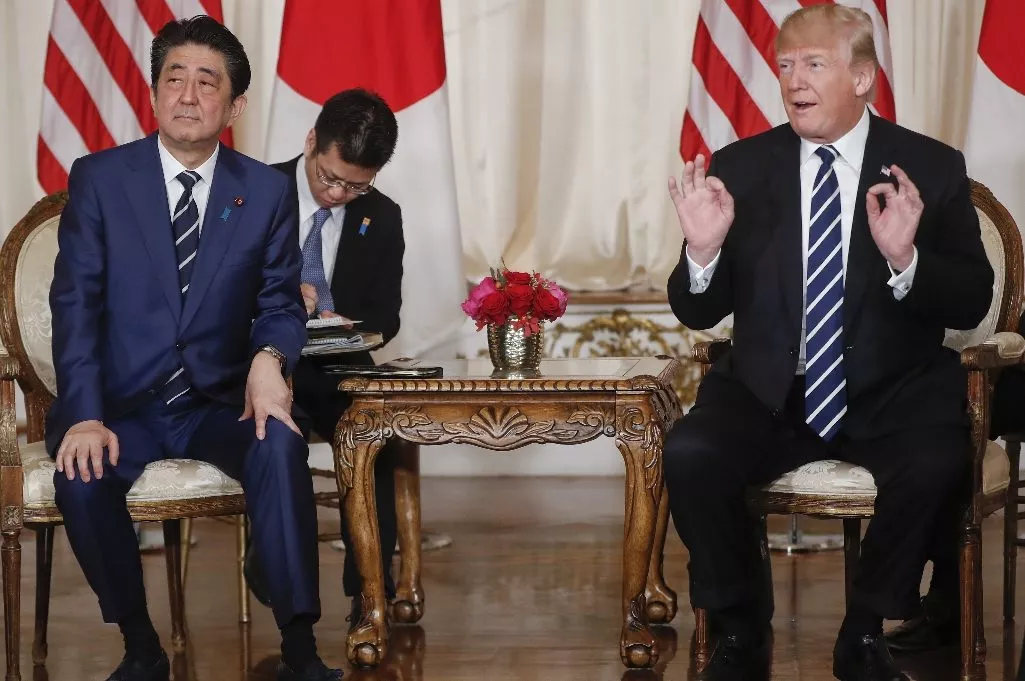 Donald Trump, Shinzo Abe