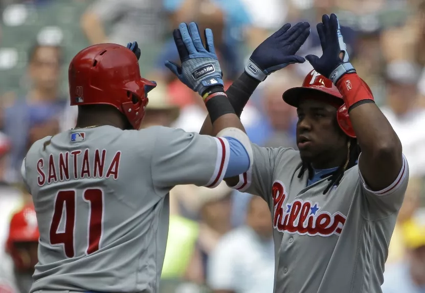 Phillies Brewers Baseball