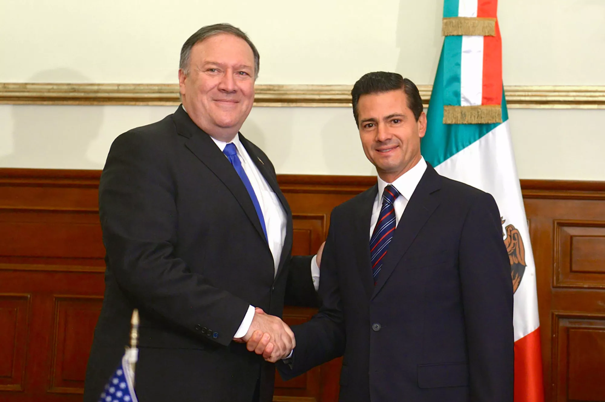 Mike Pompeo, Enrique Pena Nieto