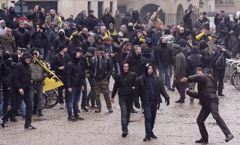 Belgium Migrant Protest