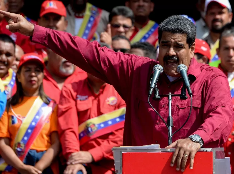 VENEZUELA-MAYDAY-LABOUR-RALLY-MADURO
