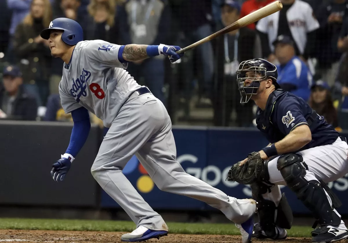 NLCS Dodgers Brewers Baseball
