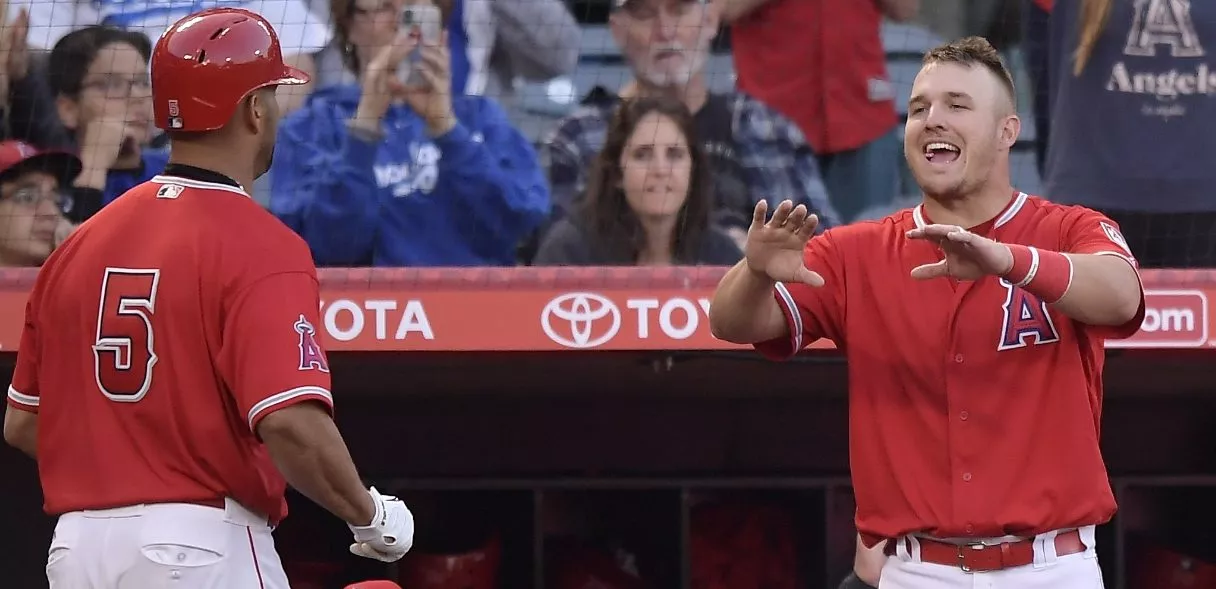 Albert Pujols, Mike Trout, Brad Ausmus