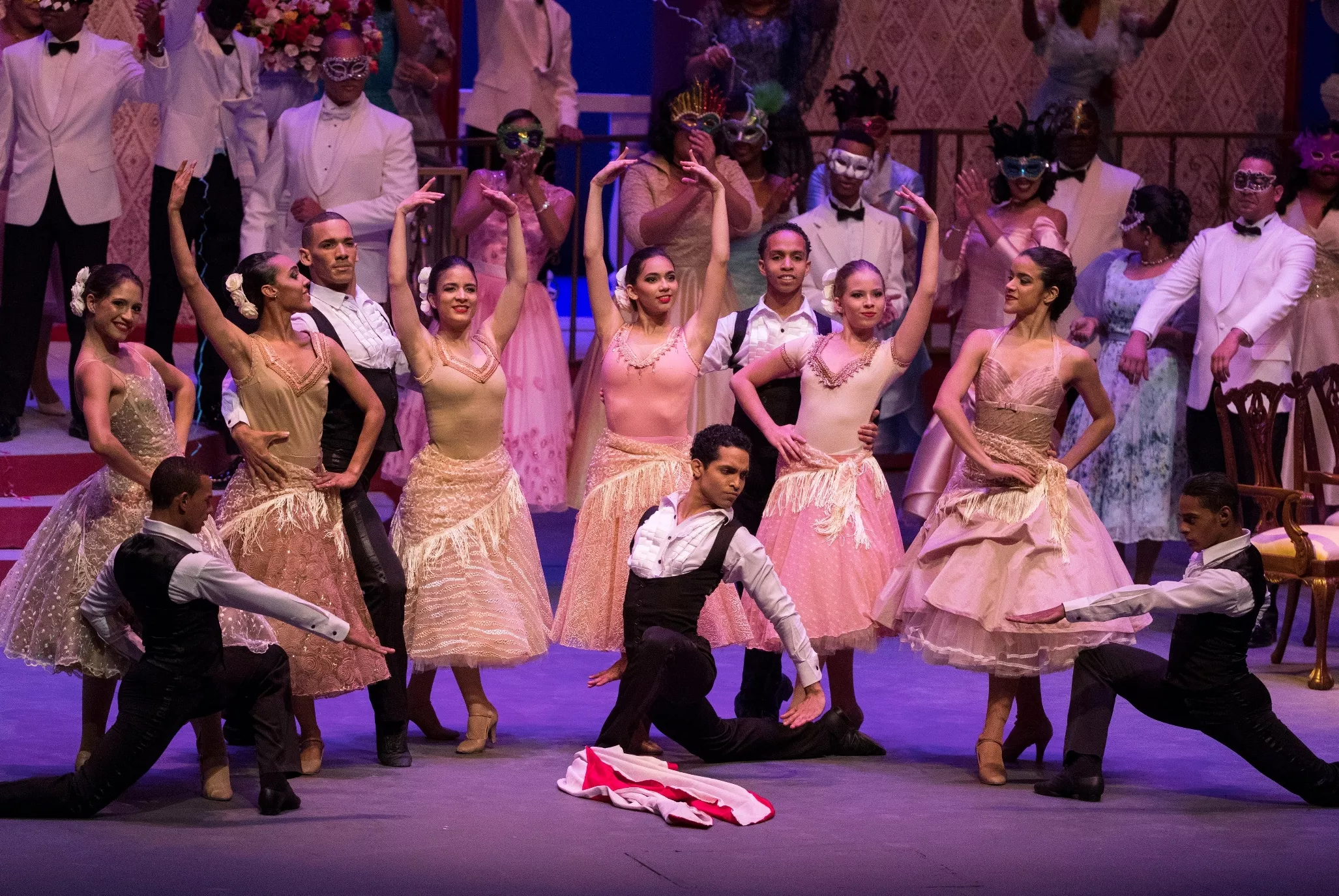 Ensayo general de la ópera "La Traviata" en Santo Domingo