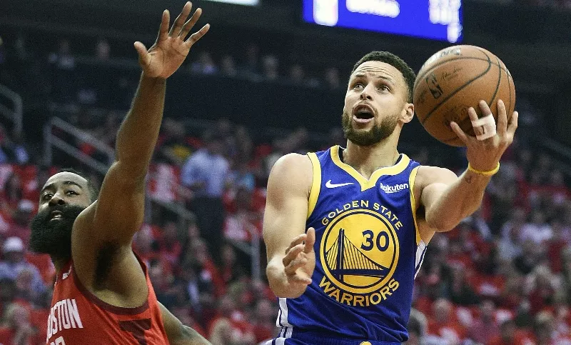 APTOPIX Warriors Rockets Basketball