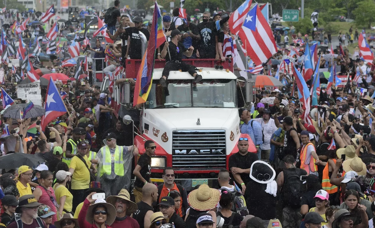 APTOPIX Puerto Rico Protests