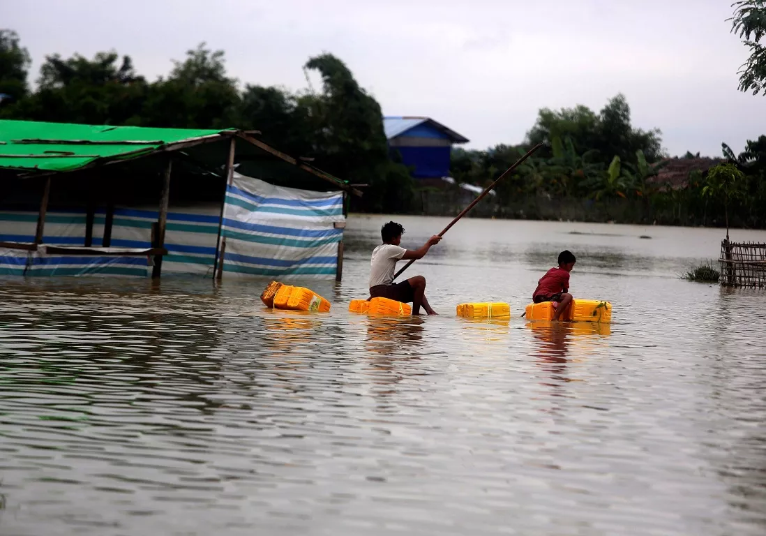 Flood in Rakhine State