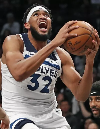 Spencer Dinwiddie, Jarrett Allen, Karl-Anthony Towns