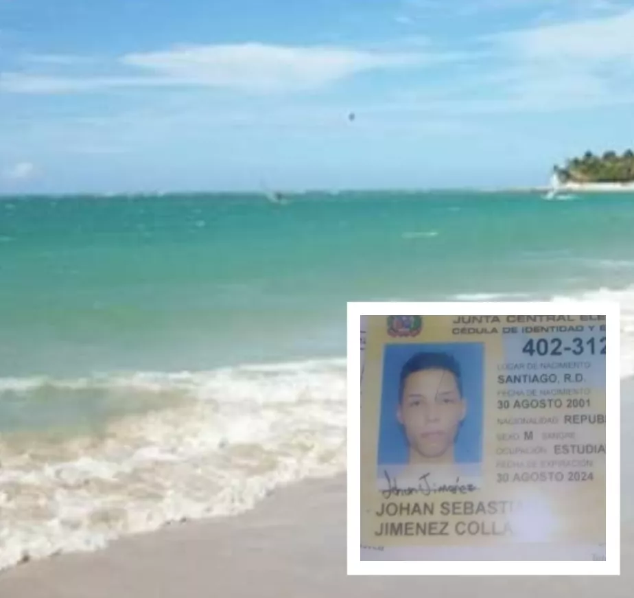 ENCUENTRAN EN PLAYA DE CABARETE CUERPO SIN VIDA DE JOVEN ESTUDIANTE TENÍA TRES DÍAS DESPARECIDO