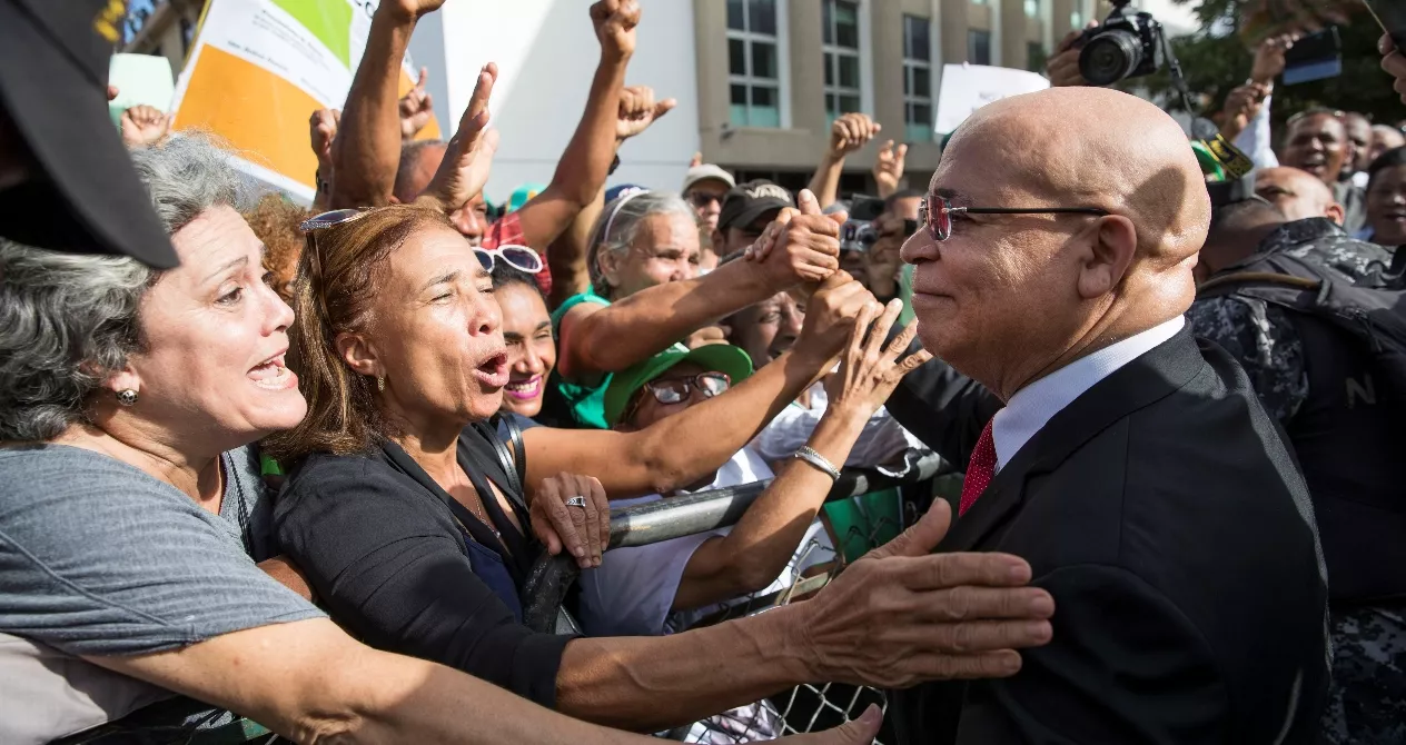 Audiencia de Marino Zapete en Santo Domingo