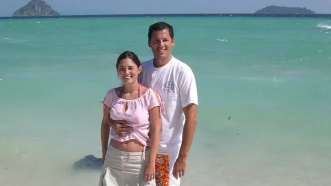 Pablo García Oliver y su esposa Mora, sobrevivientes del tsunami 2004