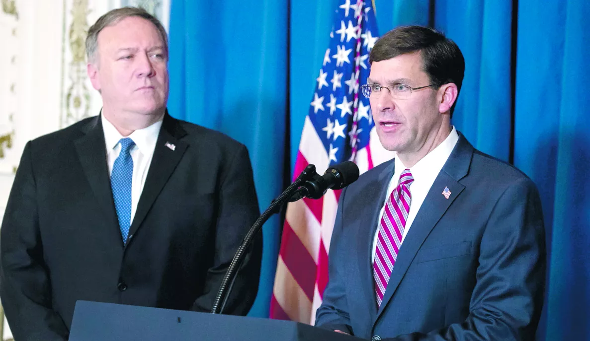 Mike Pompeo, Mark Esper