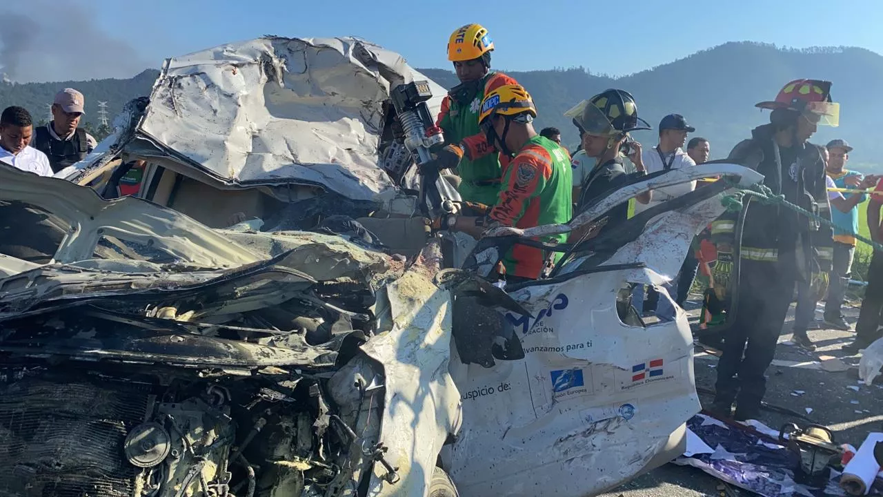 accidente de tránsito en Bonao.