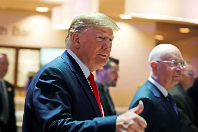 Switzerland Davos Forum Trump