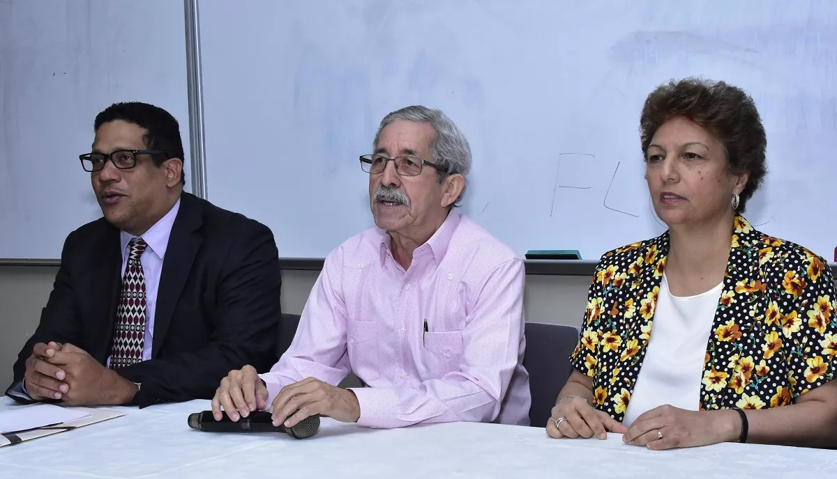 Carlos Pimentel, Rafael Toribio y Rosario Espinal
