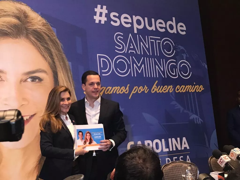 Carolina Mejía y Hugo Beras