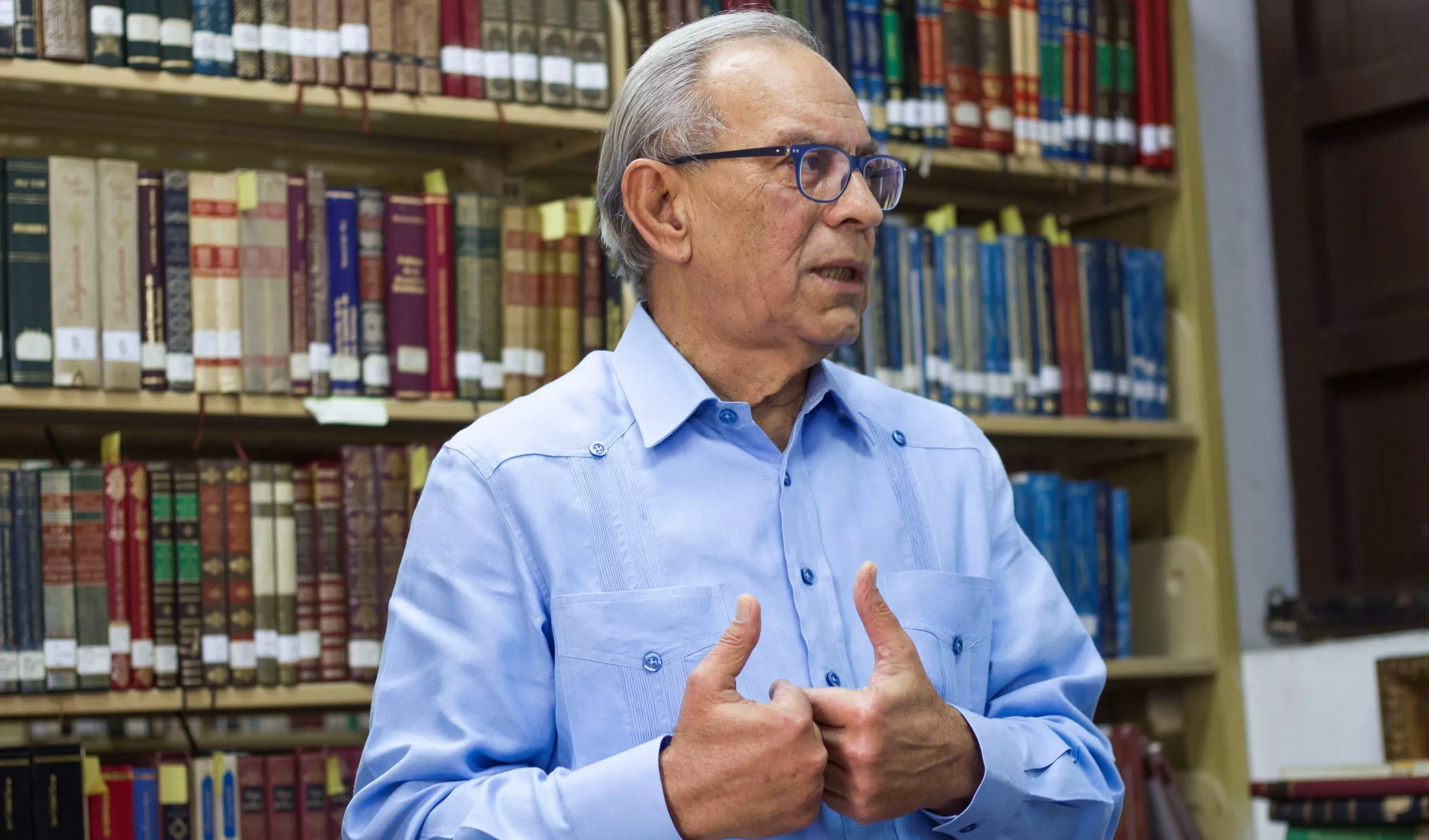 Dennis Simó, presidente Sociedad Dom. de Bibliófilos.