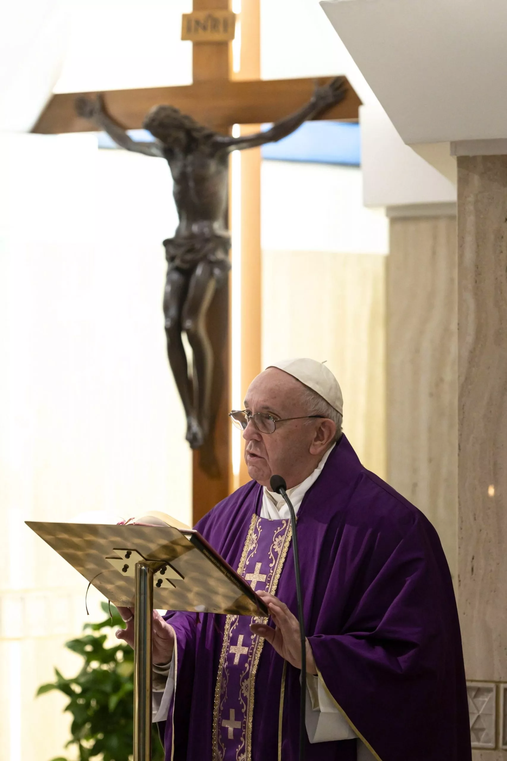 Pope Francis celebrates Mass at Saint Martha’s House