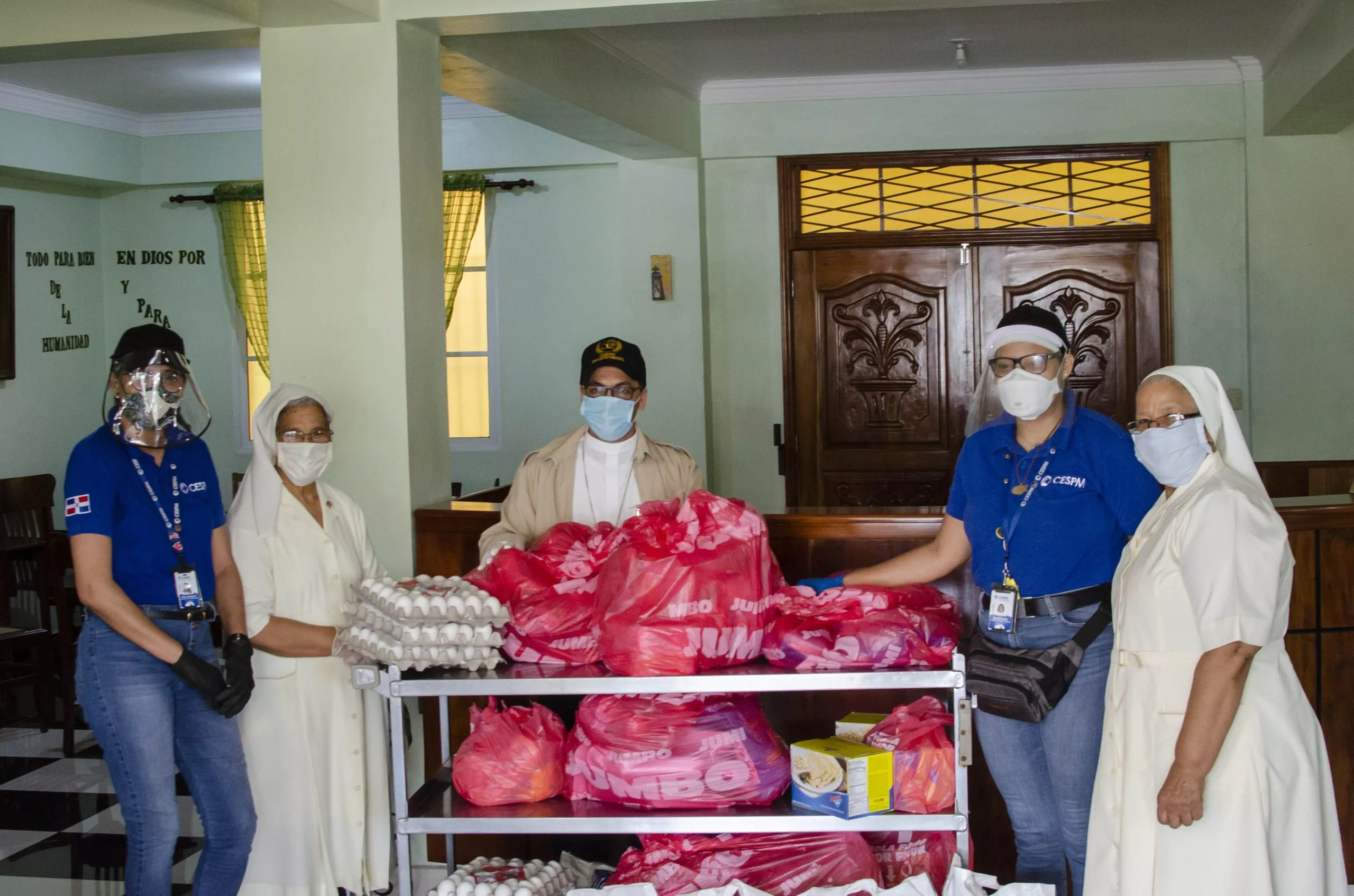 Donacion Geriatrico Carl George Hermanas de La Caridad