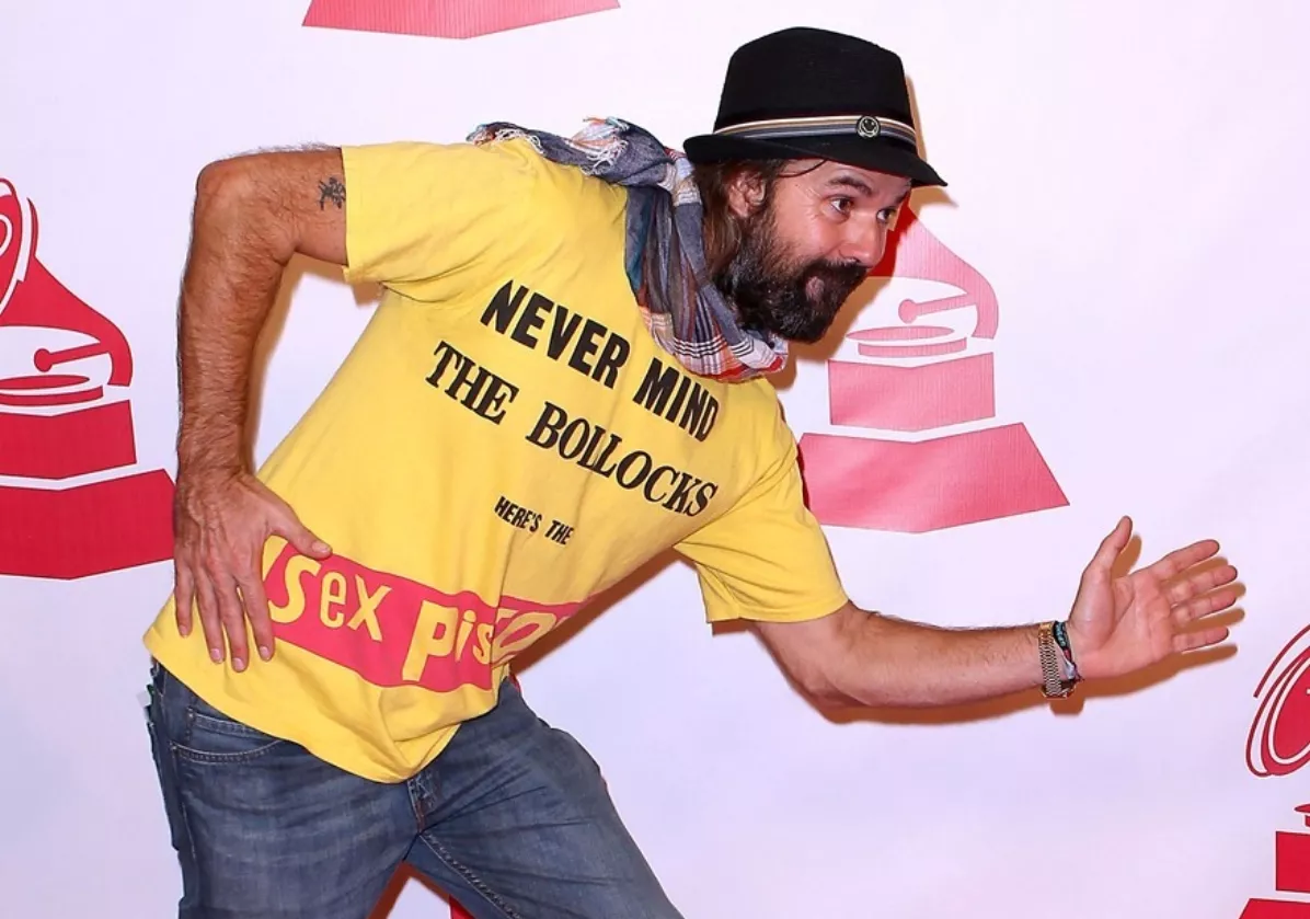 Pau Donés, líder de la banda española Jarabe de Palo. Alegría