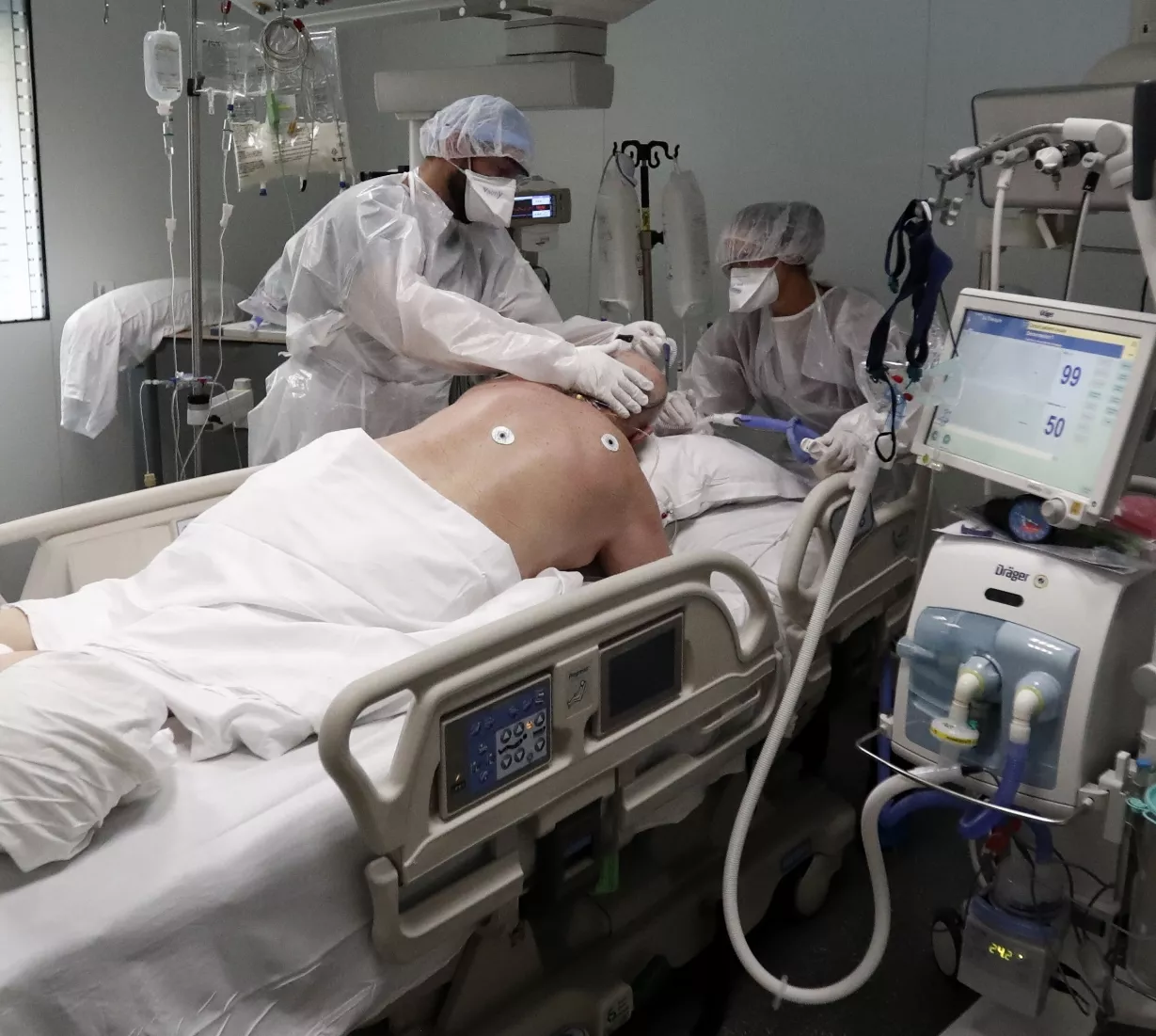 One day at the intensive care unit of the European Hospital of Marseille