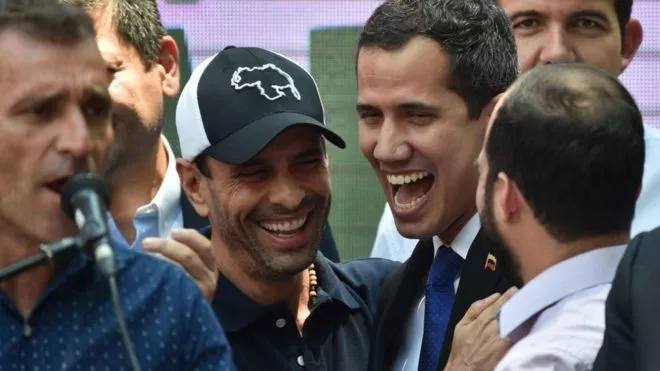 Guaidó y Capriles