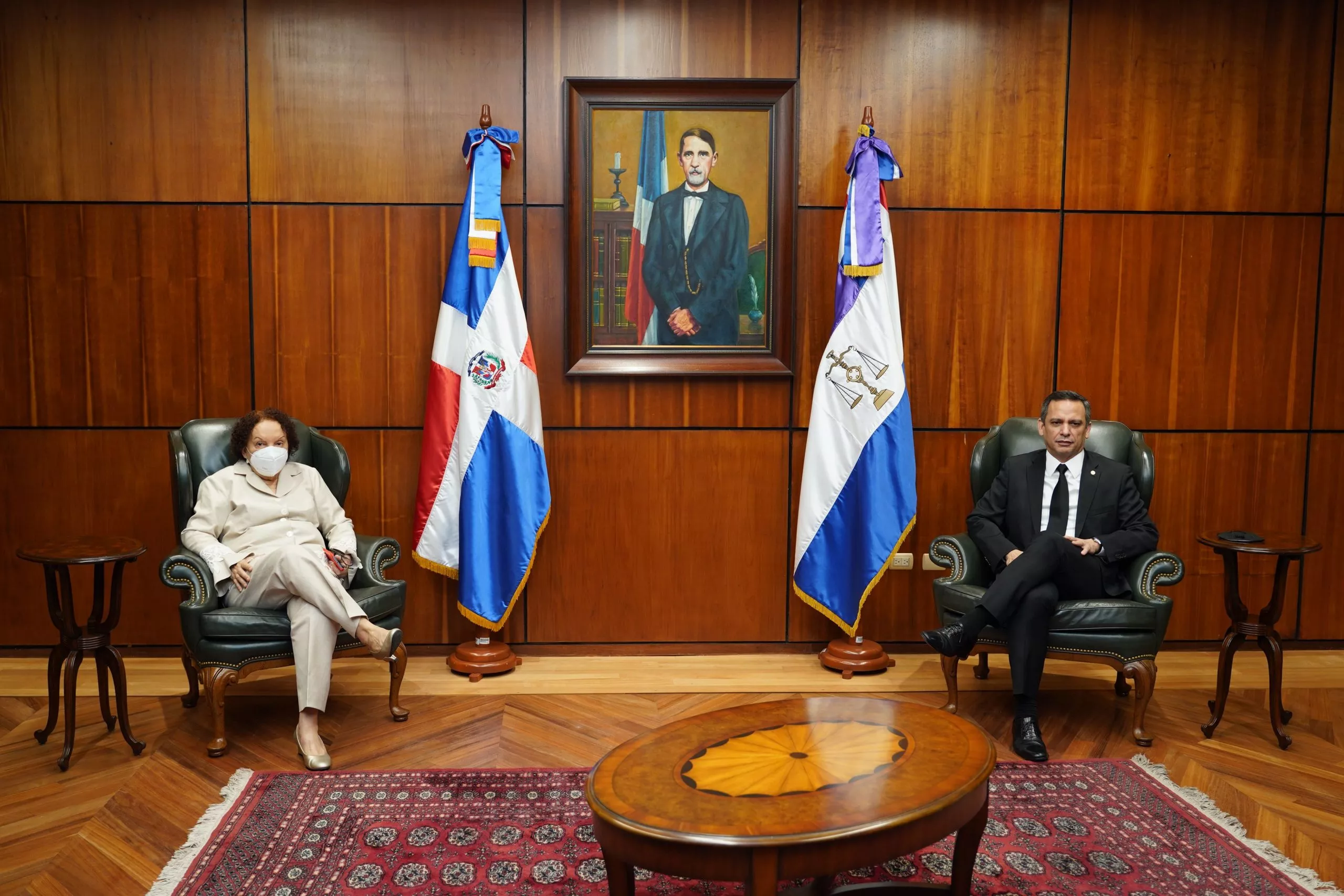 Reunión procuradora general y presidente SCJ