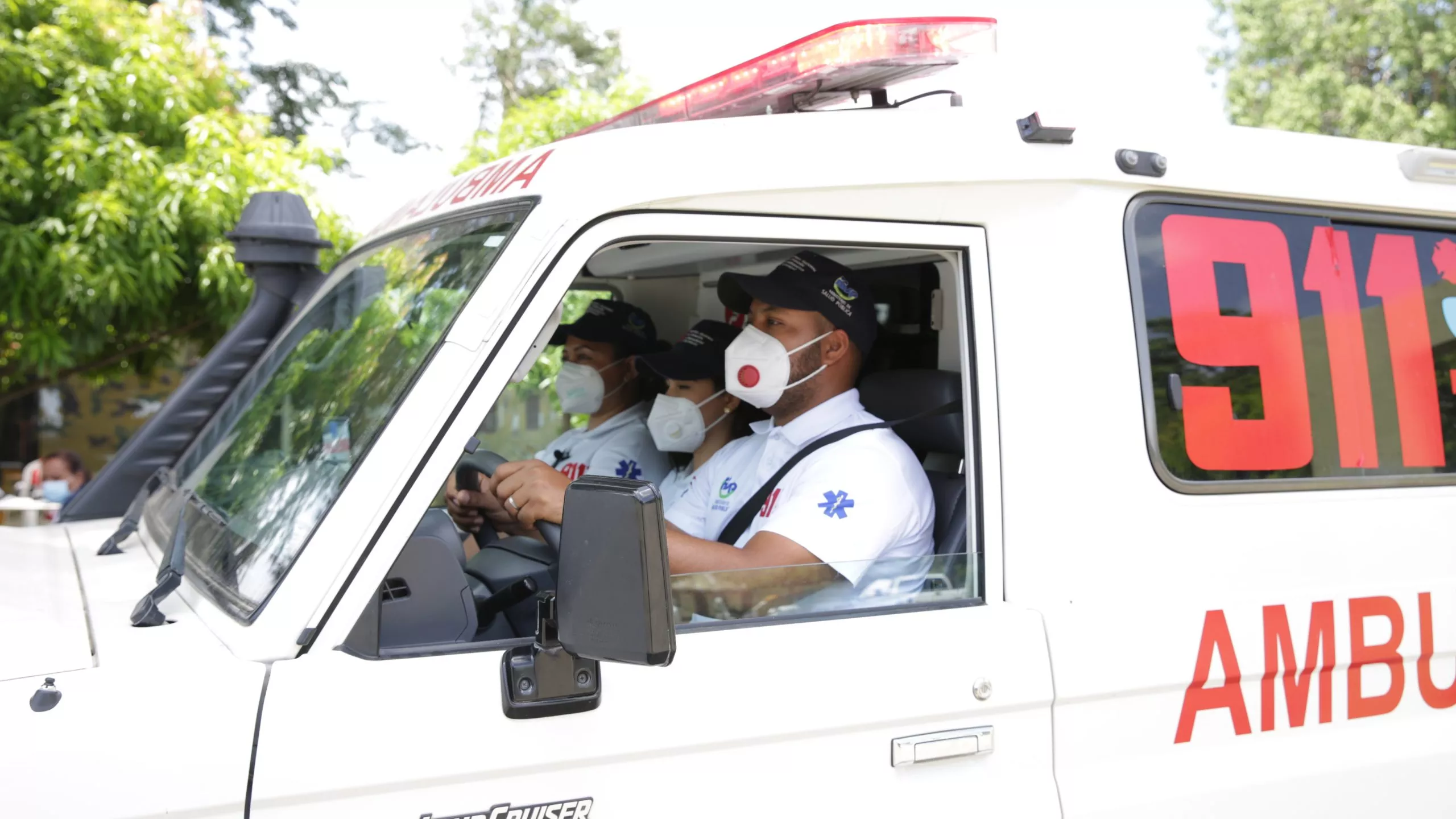 Personal de Salud del Sistema 9-1-1. Foto de archivo.