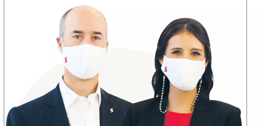 Gonzalo Parral y  Marcela Giraldo.