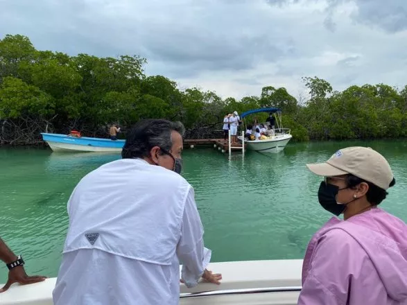 Visita Monte Cristi del ministro Orlando Jorge Mera