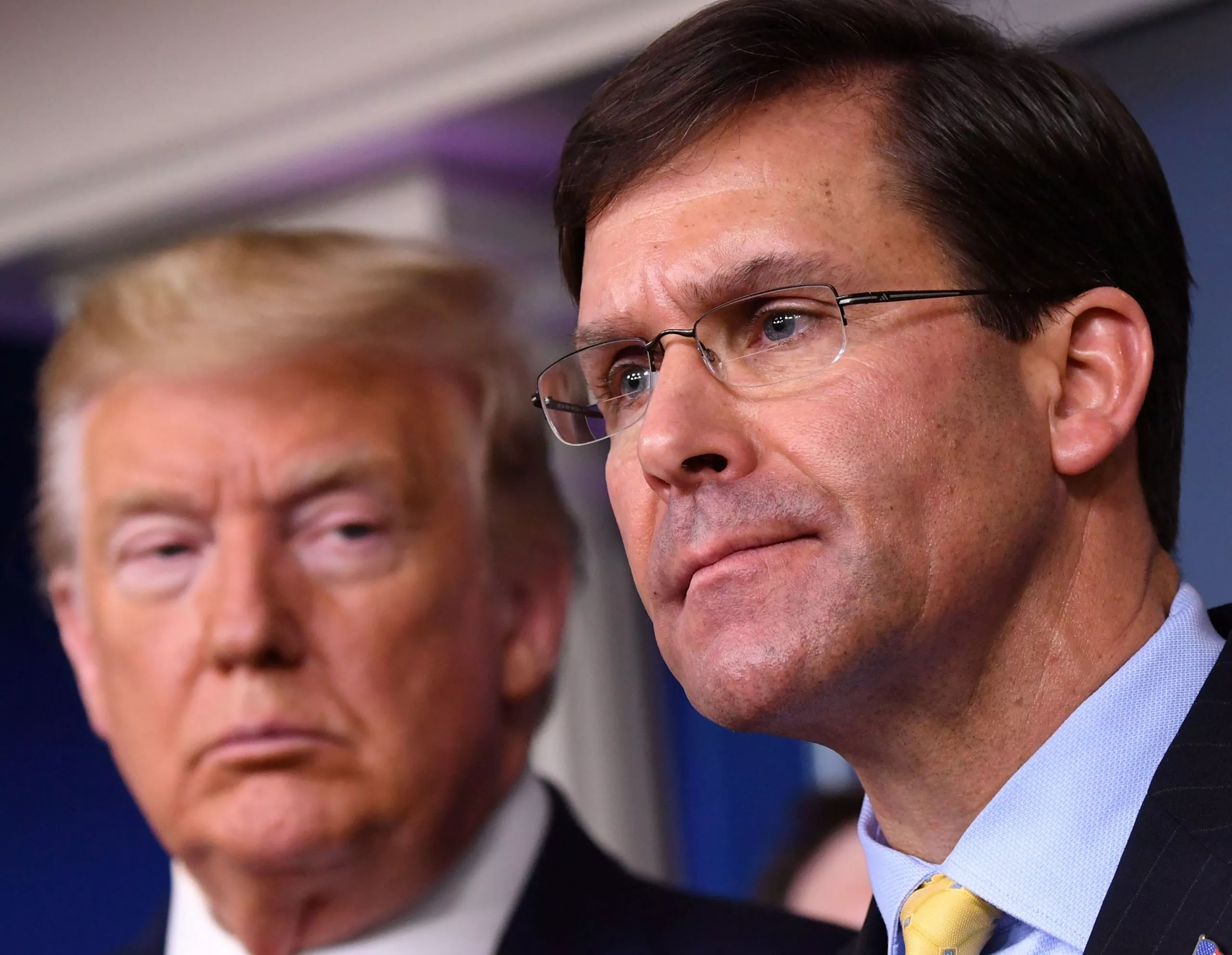 US President Donald J. Trump fires Mark Esper