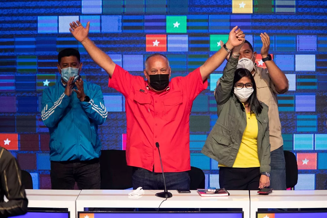 Chavismo gana con rotundidad elecciones legislativas, con el 82,35 % contado