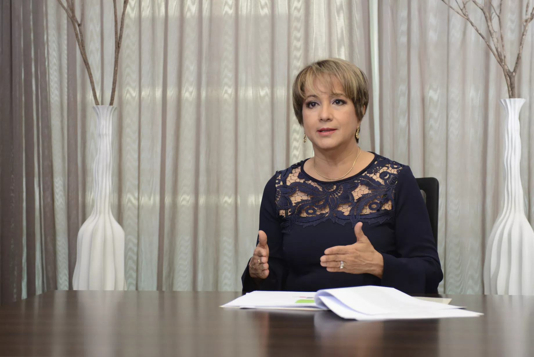 La presidenta ejecutiva de ADAFP, Kirsis Jáquez.
