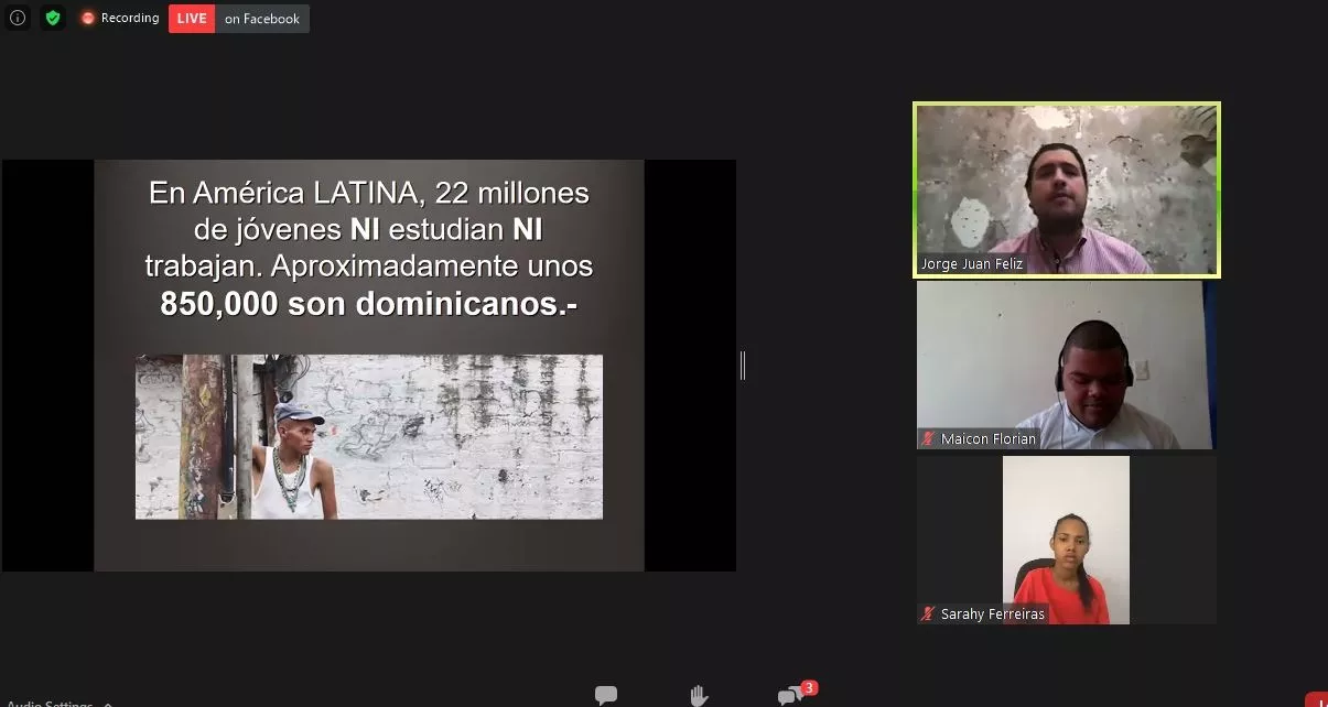 850 mil jovenes dominicanos ni estudian ni trabajan