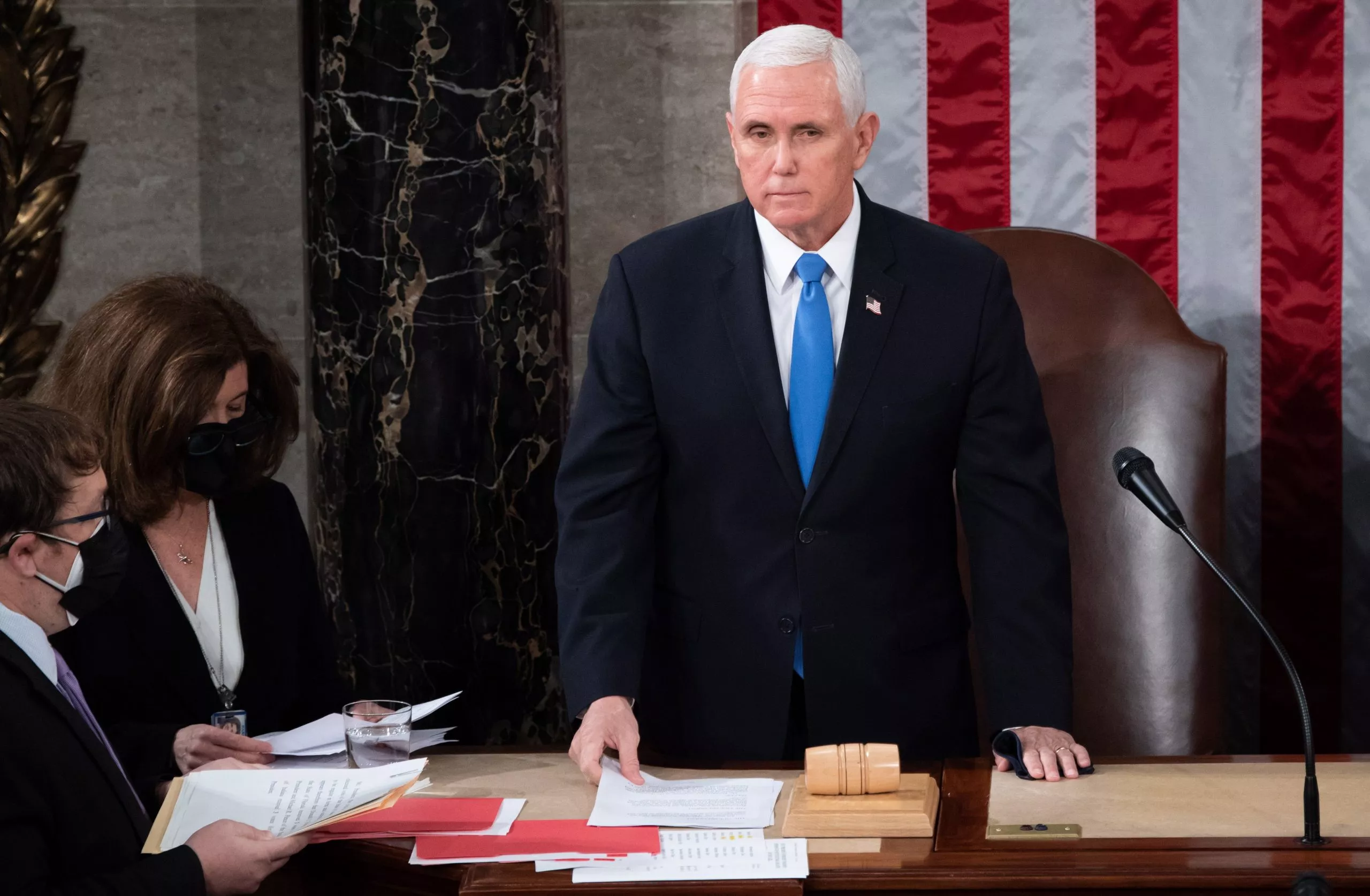 Congress Meets to Certify Electoral College Vote at the US Capitol