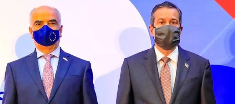 Orlando Jorge Mera y Gianluca Grippa  encabezaron  acto.