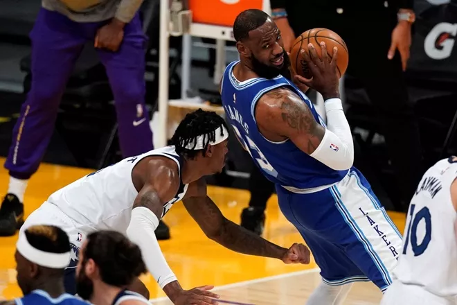 Timberwolves Lakers Basketball