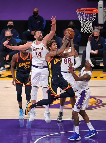 Warriors Lakers Basketball