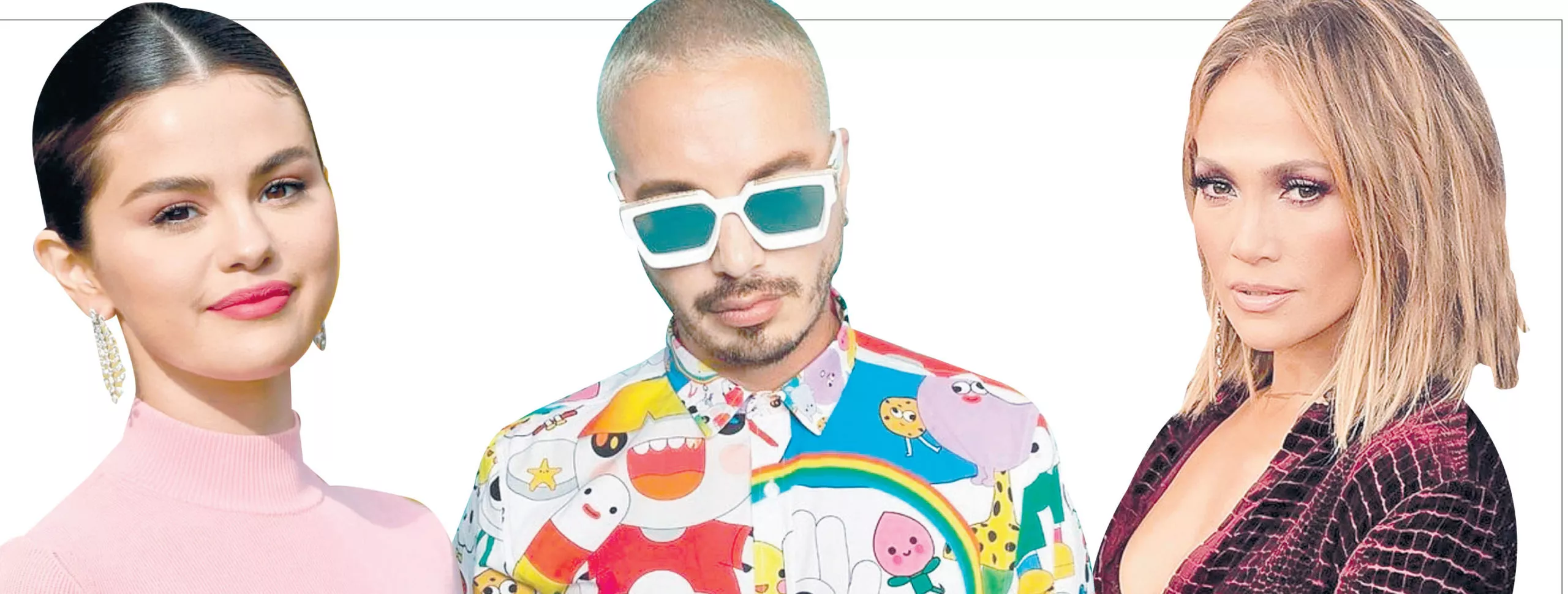 Selena Gómez, Jennifer López y J Balvin