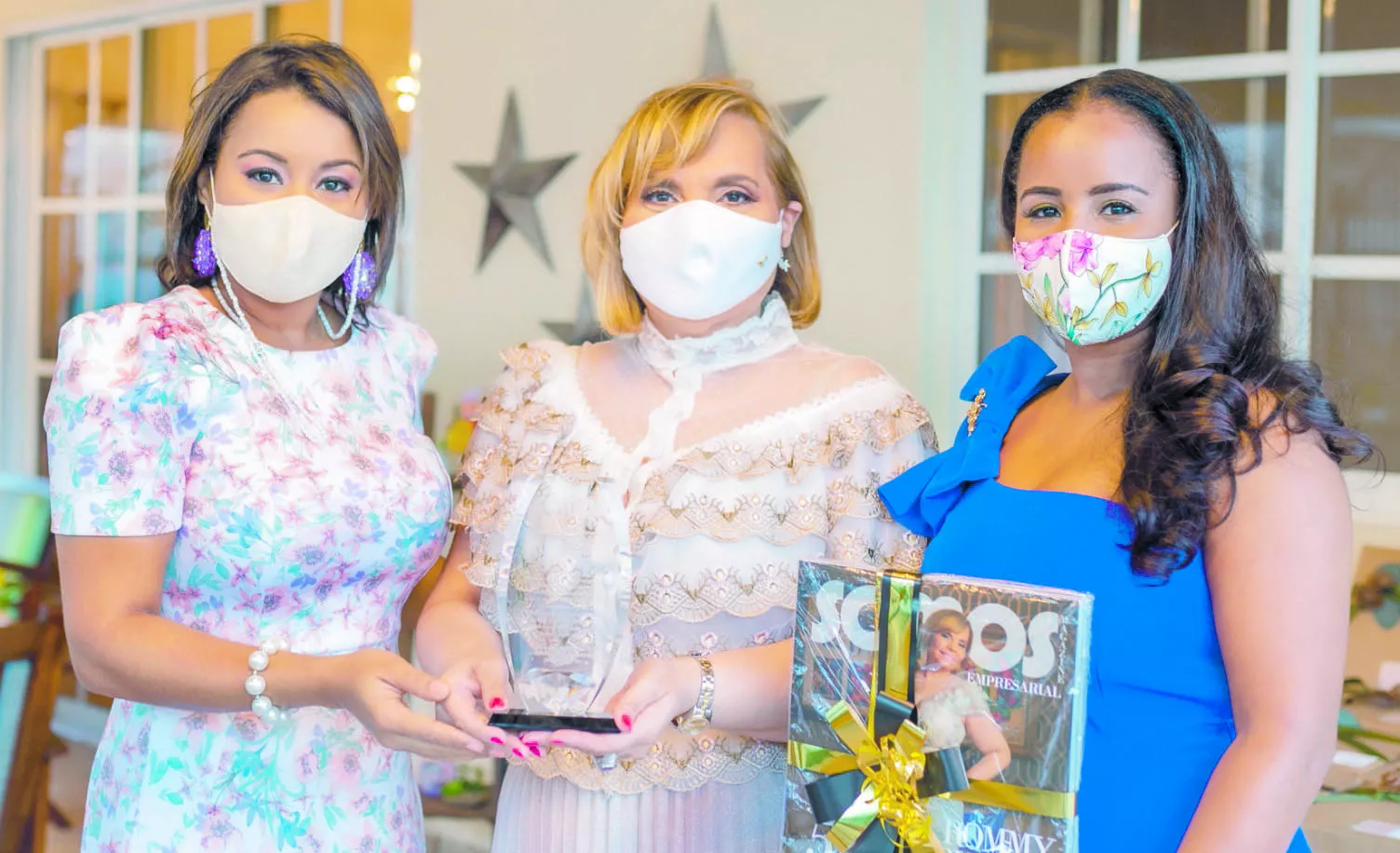 Derissé de León, Rommy Grullón y Miosotis de León.
