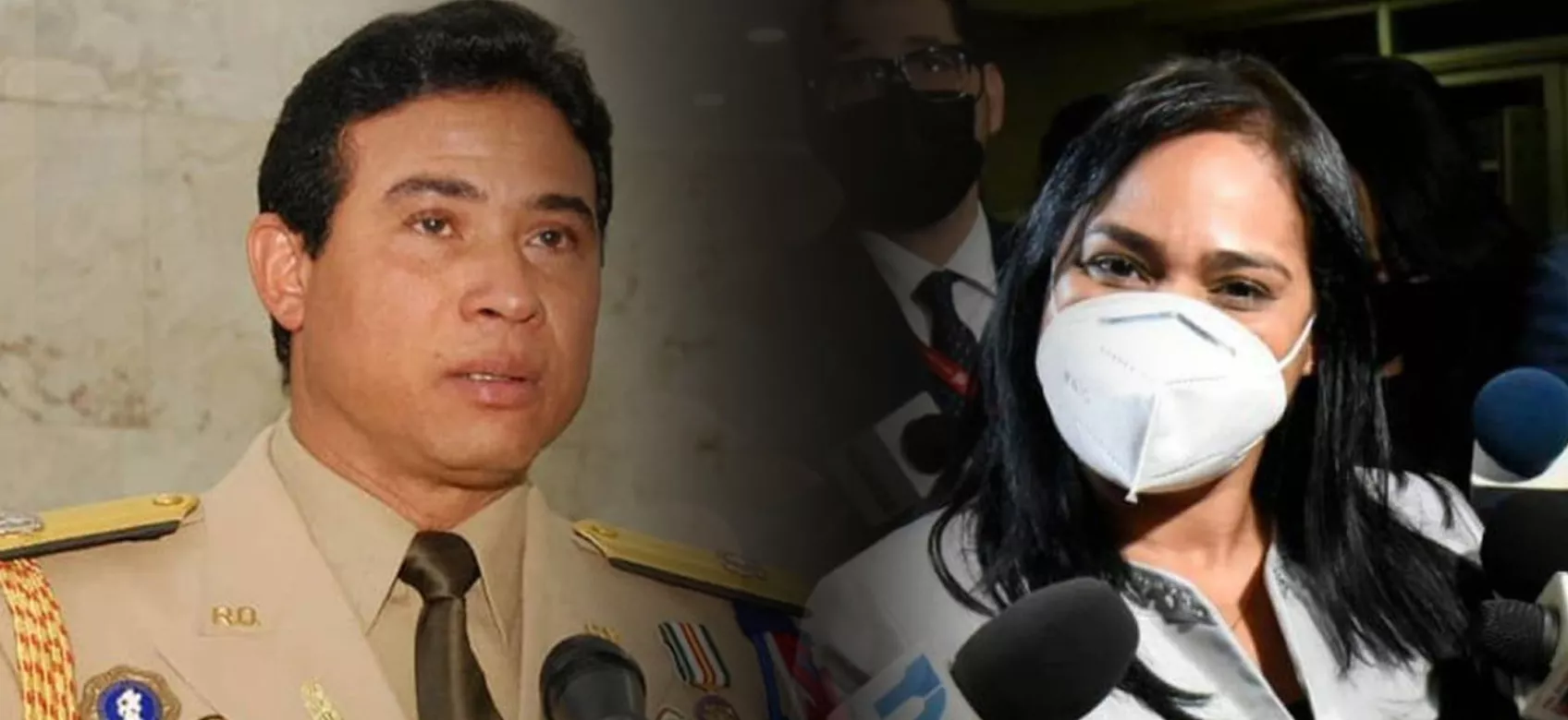 Adán Cáceres y la pastora Rossy Guzmán