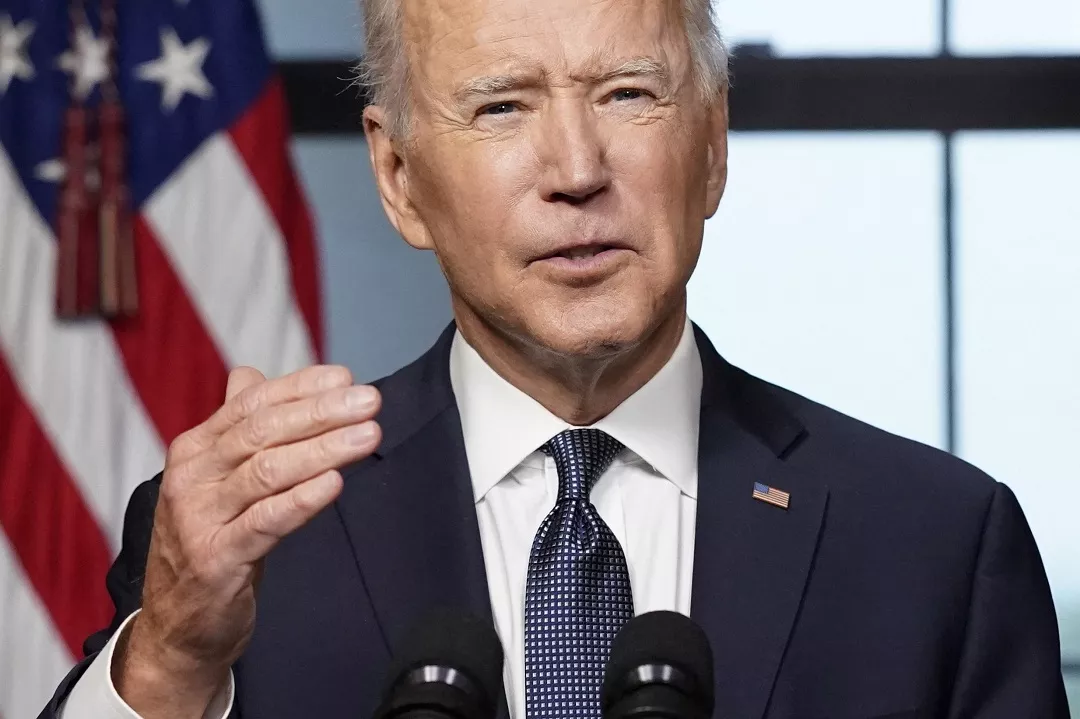 US President Joe Biden speaks about the withdrawal of the remainder of US troops from Afghanistan