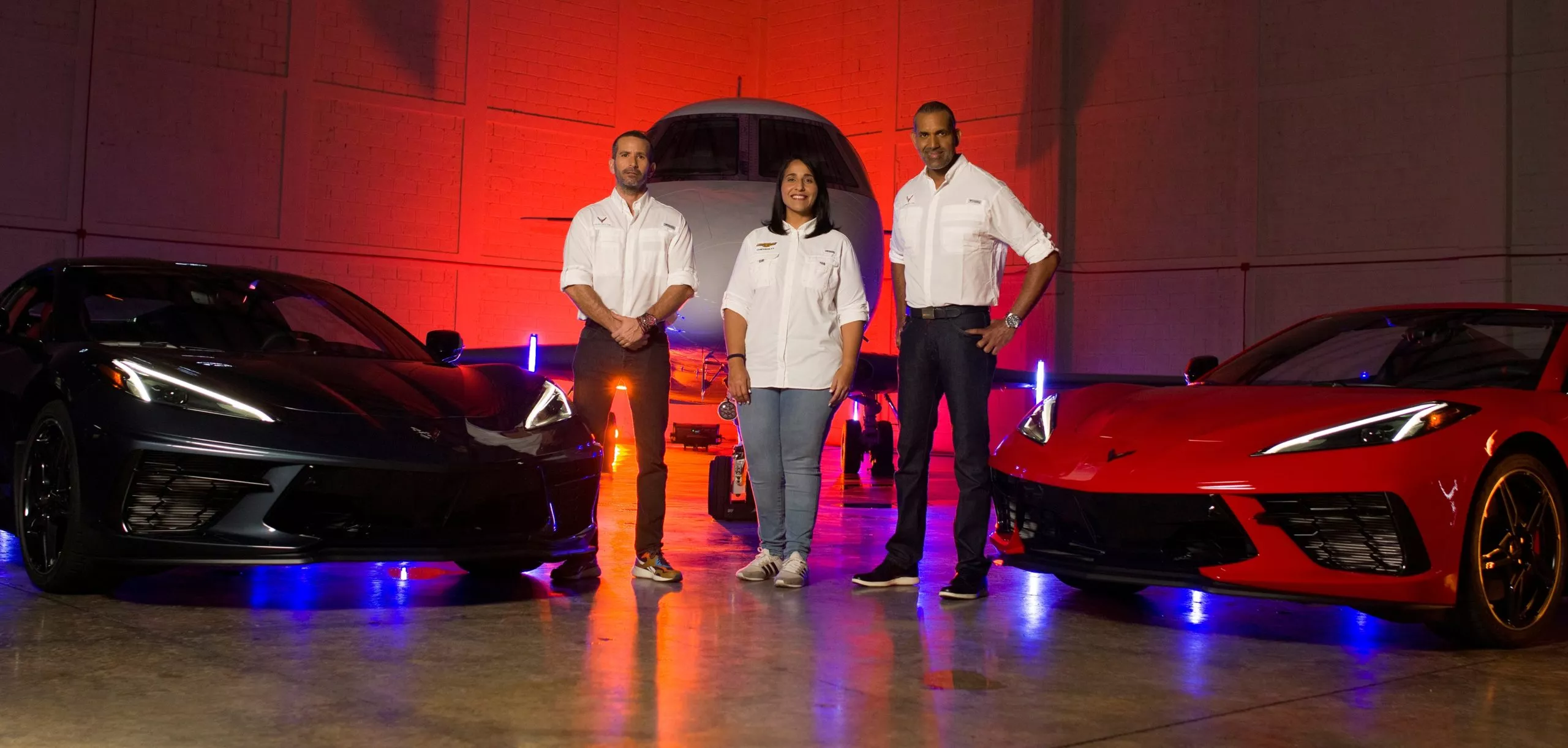 Ricardo Torres, Carmen Pichardo y Juanchi Drift.