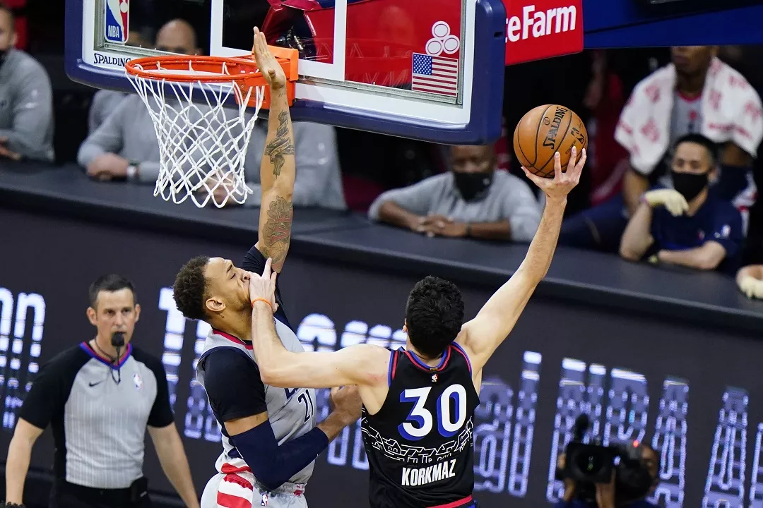 Wizards 76ers Basketball