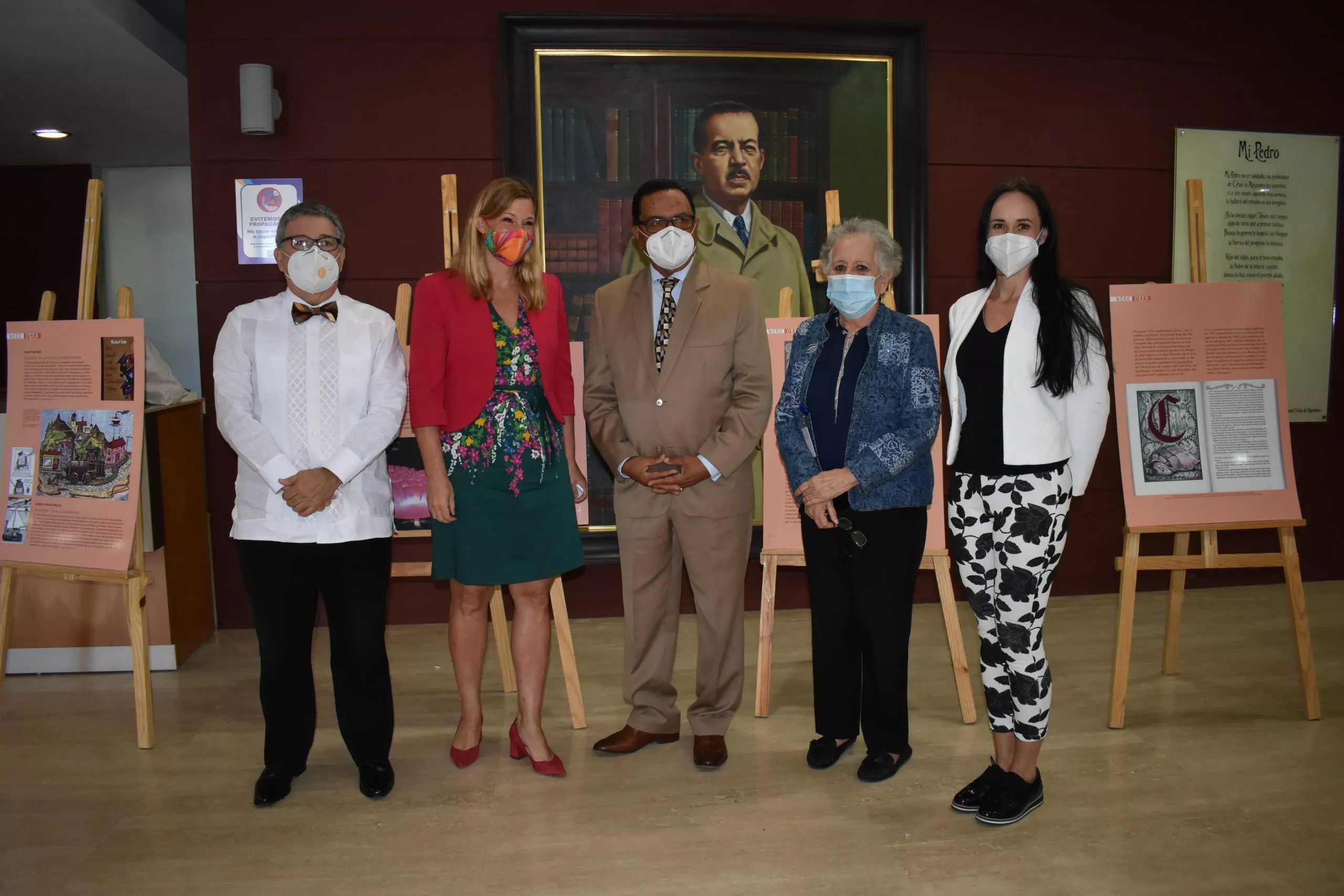 Ramón Saba, Katnn Werdecmann, Rafael Peralta Romero, Célida Álvarez e Yvonne Mirschitzka